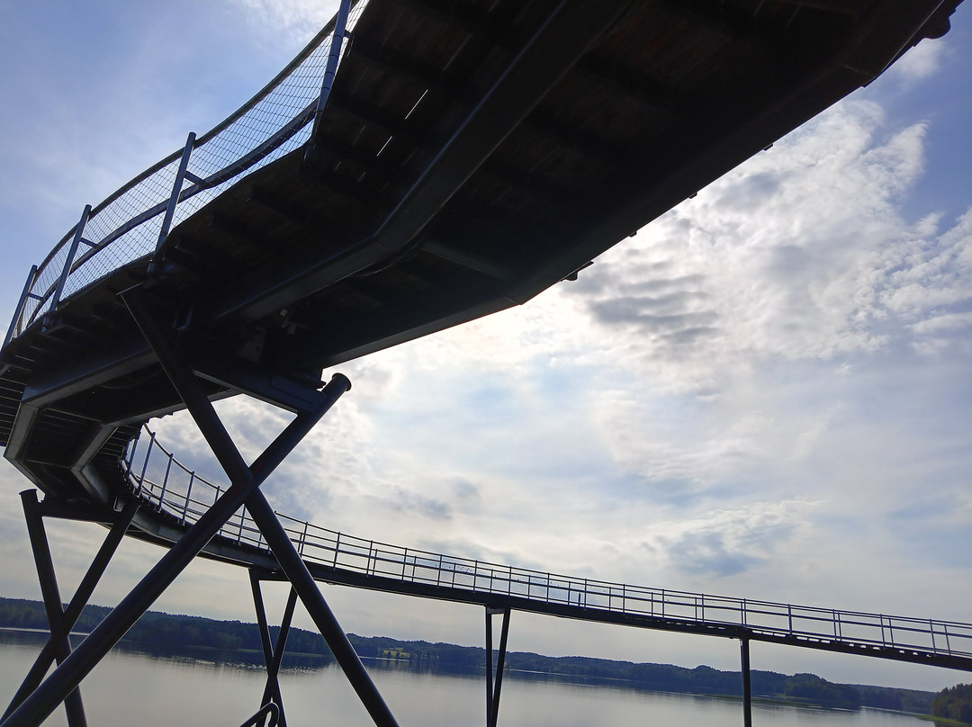 The observation deck on the lake Zarasas-Zarasai必去景点