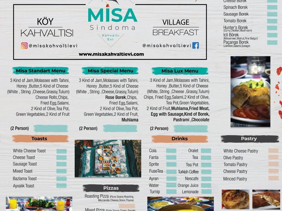 Yaniklar餐馆和美食-Misa Kahvaltı Evi & Restaurant