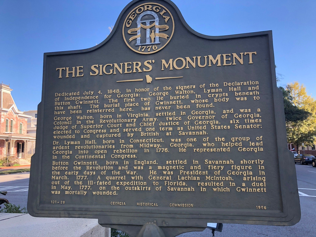 Signer's Monument-奥古斯塔必去景点