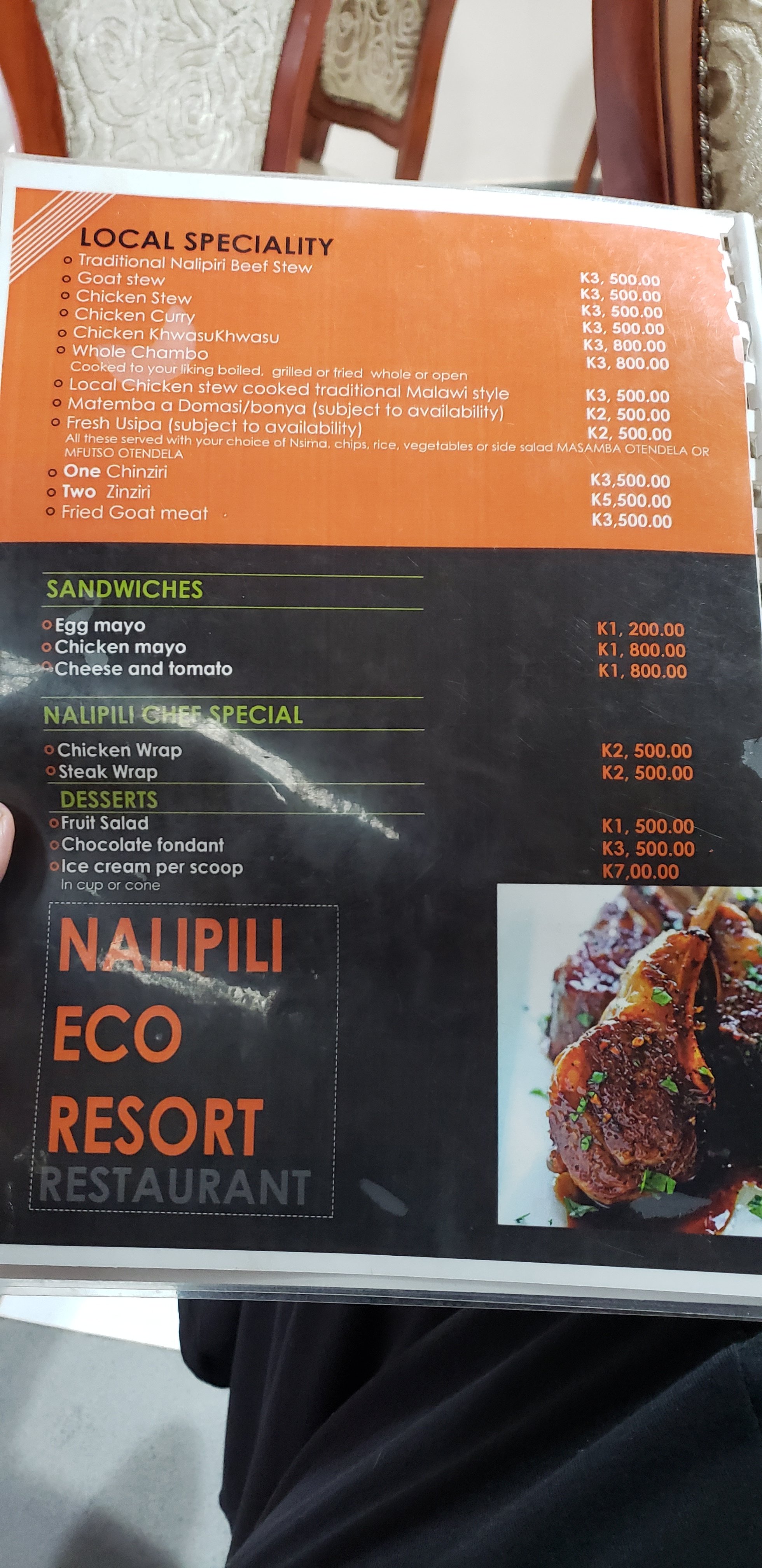 Nalipiri Eco Resorts-餐饮