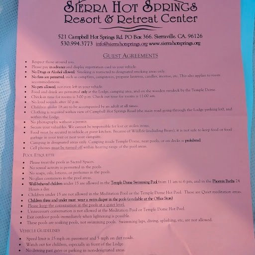 Sierra Hot Springs-Sierraville必去景点