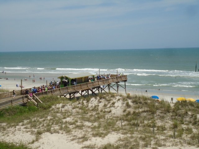 Golden Sands Carolina Beach Oceanfront Tapestry By Hilton-酒店景观
