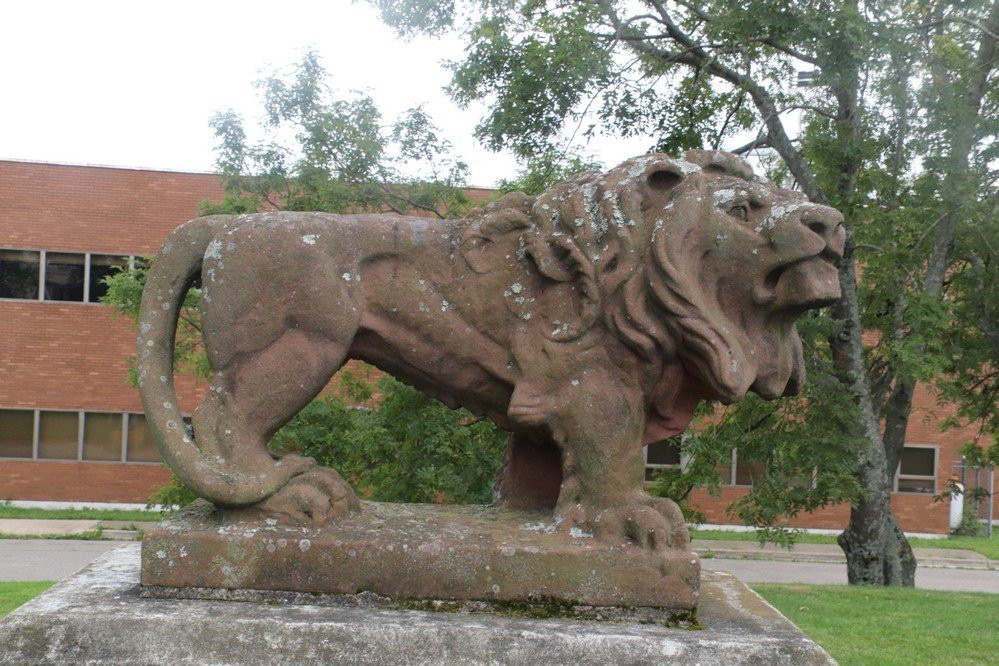 The statue of a lion-悉尼必去景点
