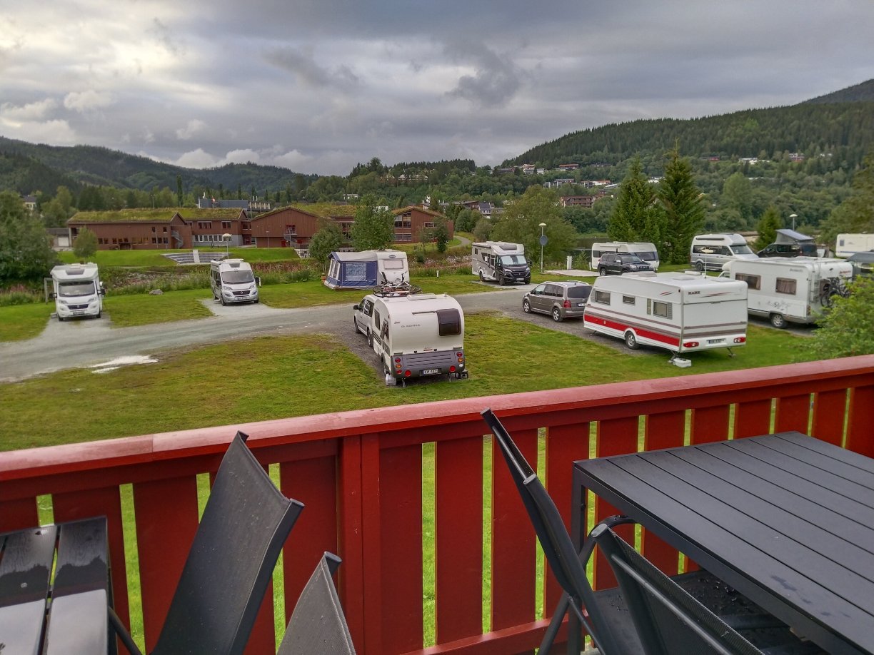 Langnes Camping, Grong-酒店景观