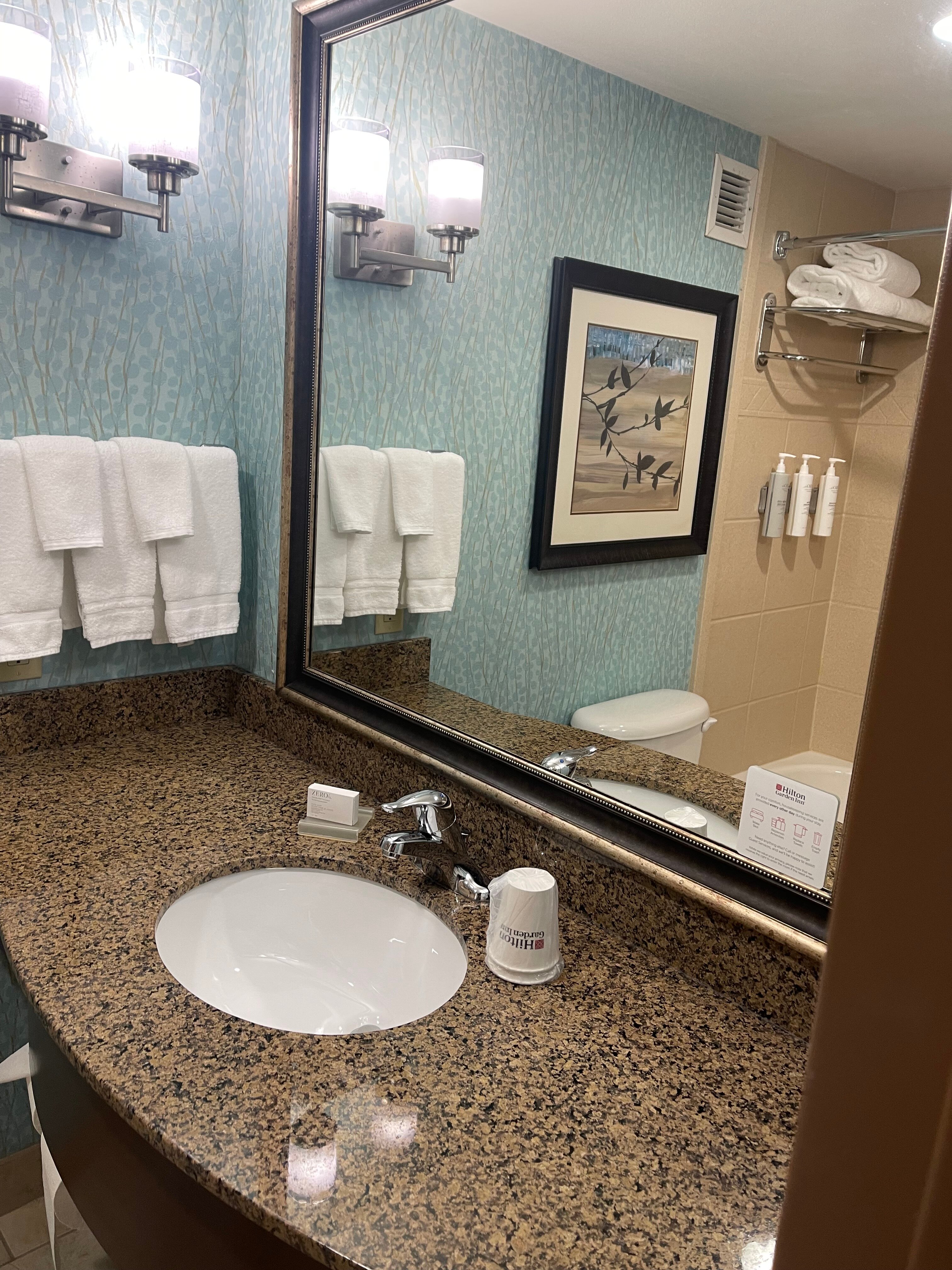 Hilton Garden Inn Tulsa Midtown-浴室