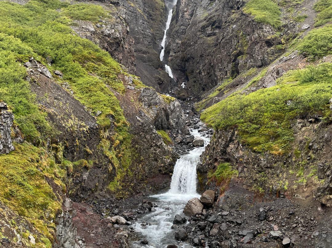 Valagil Waterfall-Sudavik必去景点