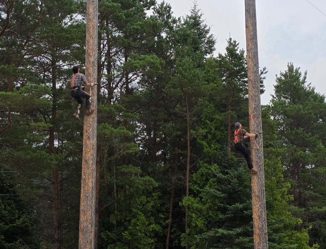Jack Pine Lumberjack Show-麦基诺城必去景点