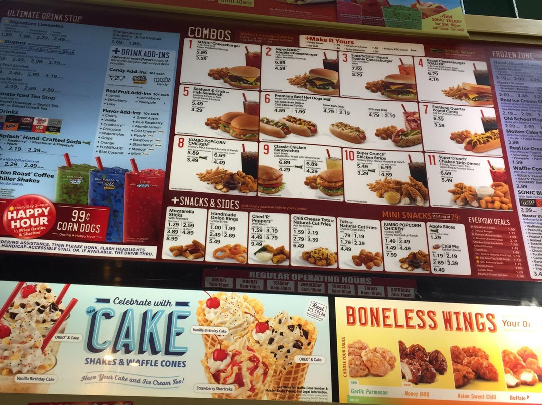 Central餐馆和美食-Sonic Drive-In