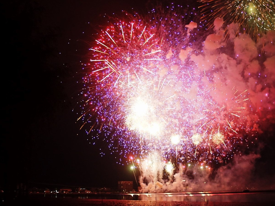 诹访湖祭湖上花火大会景点图片