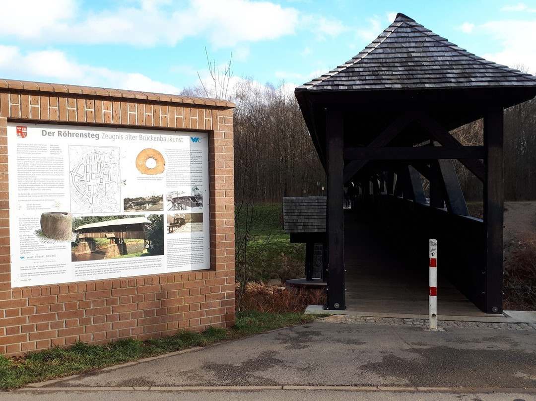 Röhrensteg Wooden Bridge-Zwickau必去景点