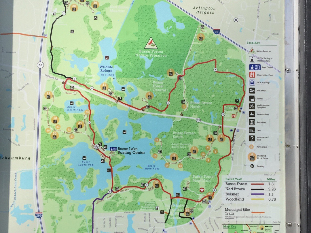 Busse Woods Trail System-埃尔克格罗夫村必去景点