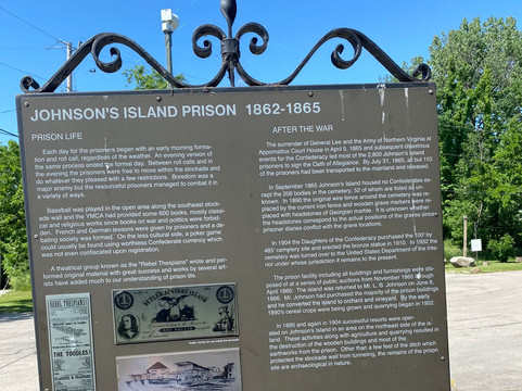 Johnson's Island Confederate Cemetery-Marblehead必去景点