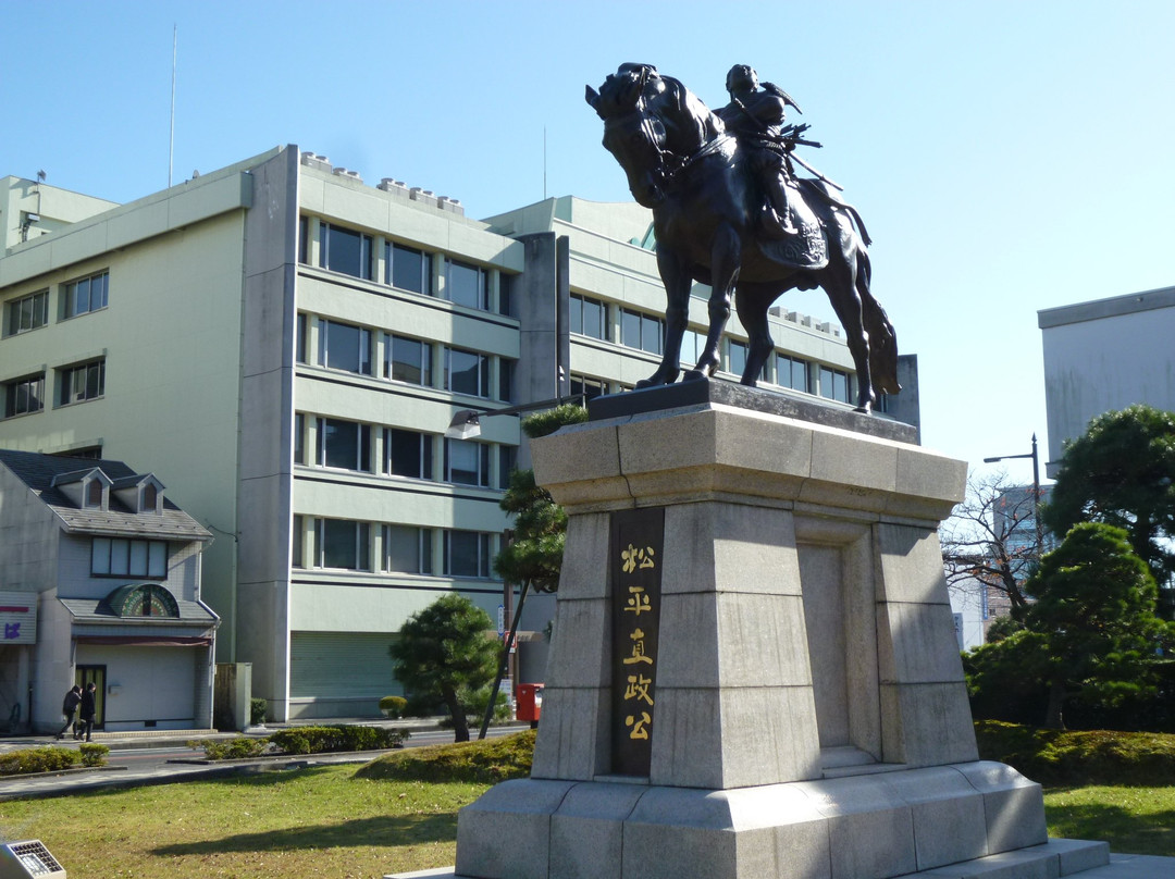 Horse-Riding Matsudaira Naomasa Statue-松江市必去景点
