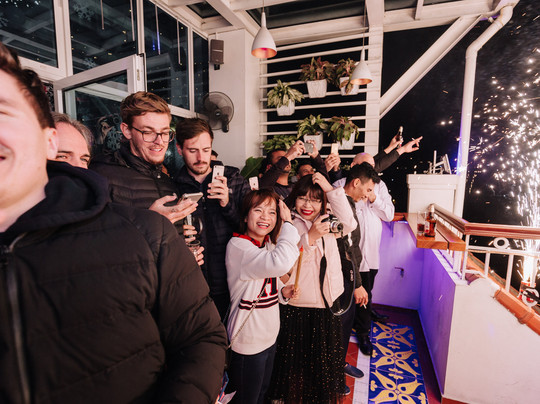 Blue Cocktails and Dreams Bar