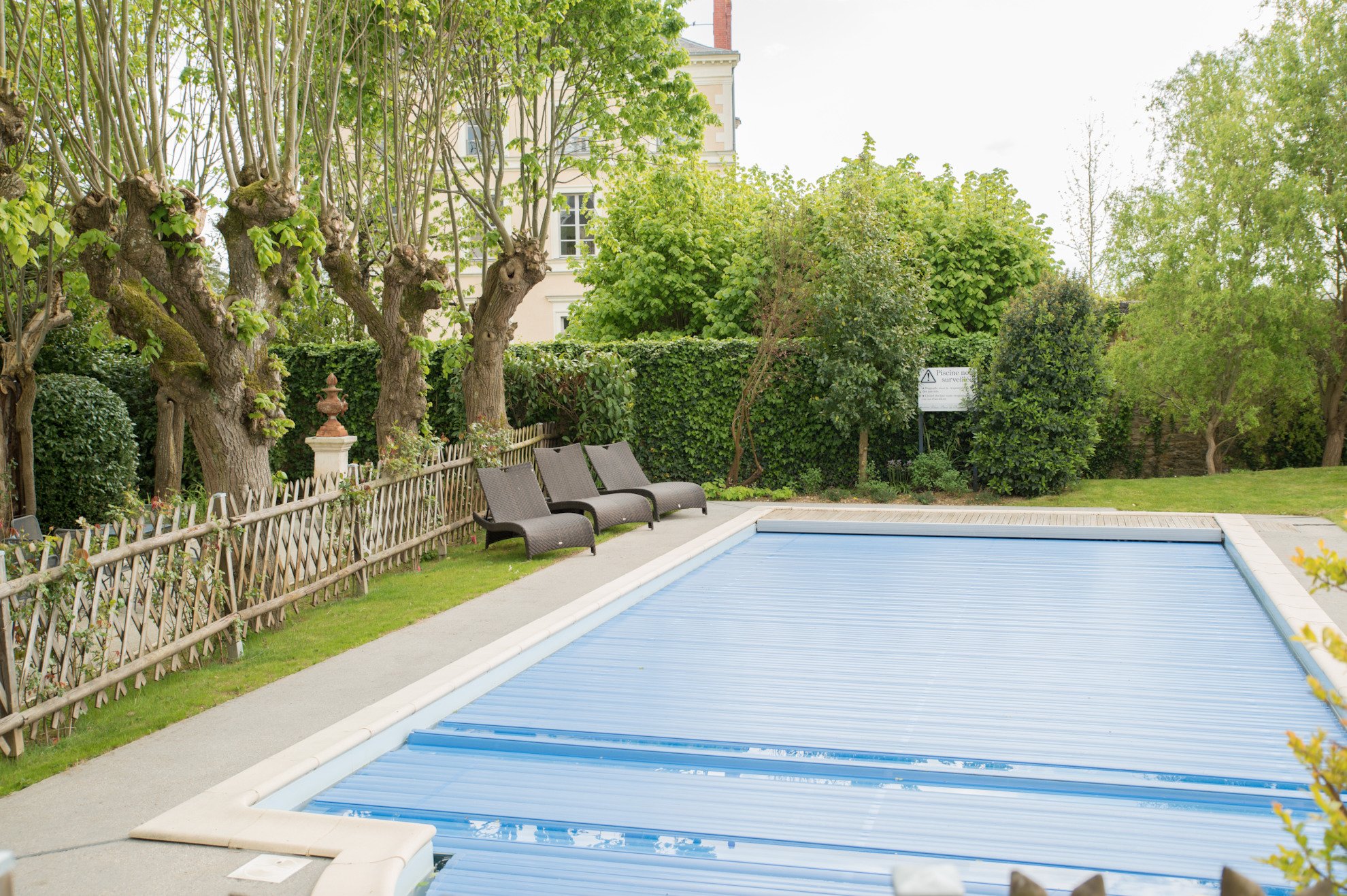 Hôtel Restaurant Spa Perier du Bignon-泳池