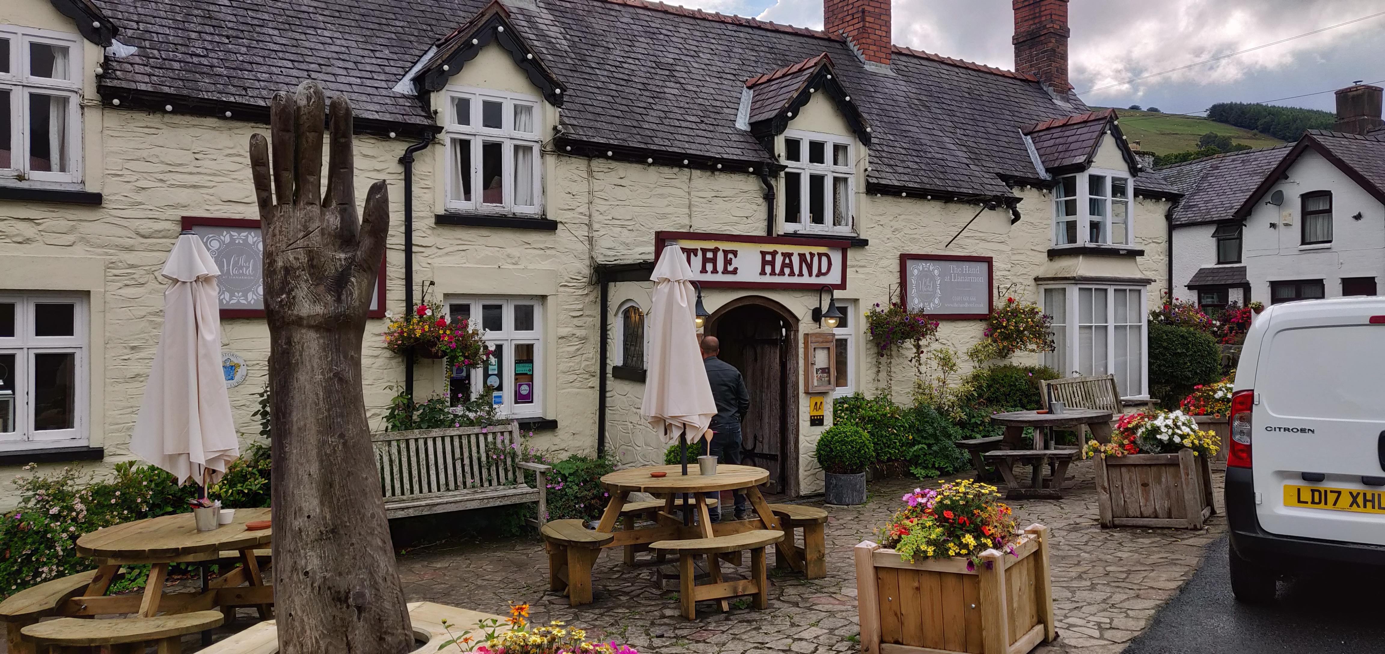 The Hand at Llanarmon-浴室