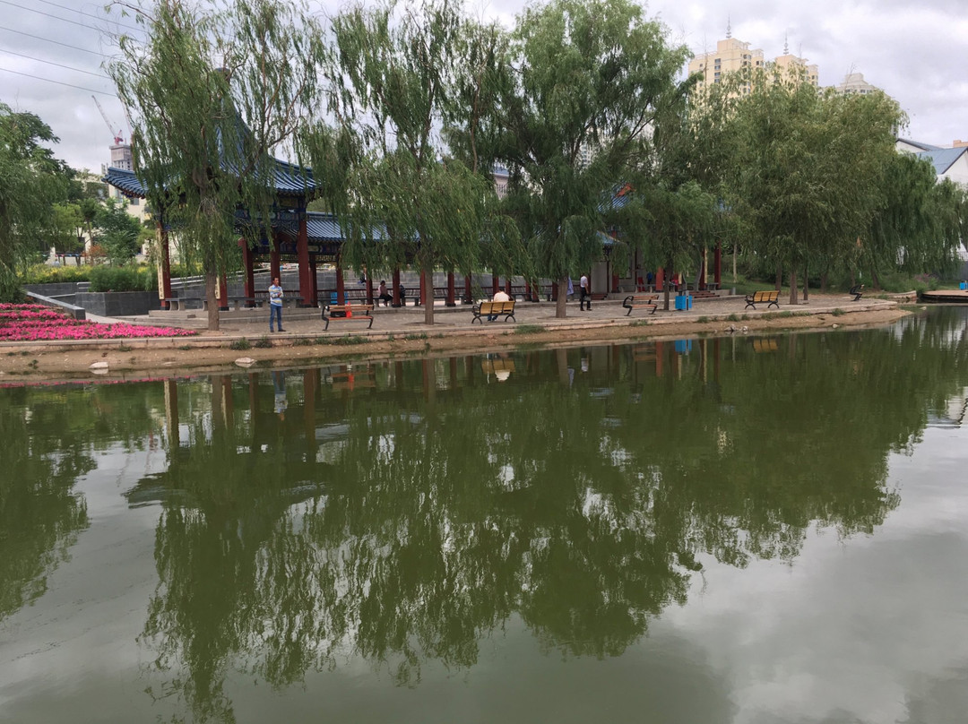 雁滩公园景点图片