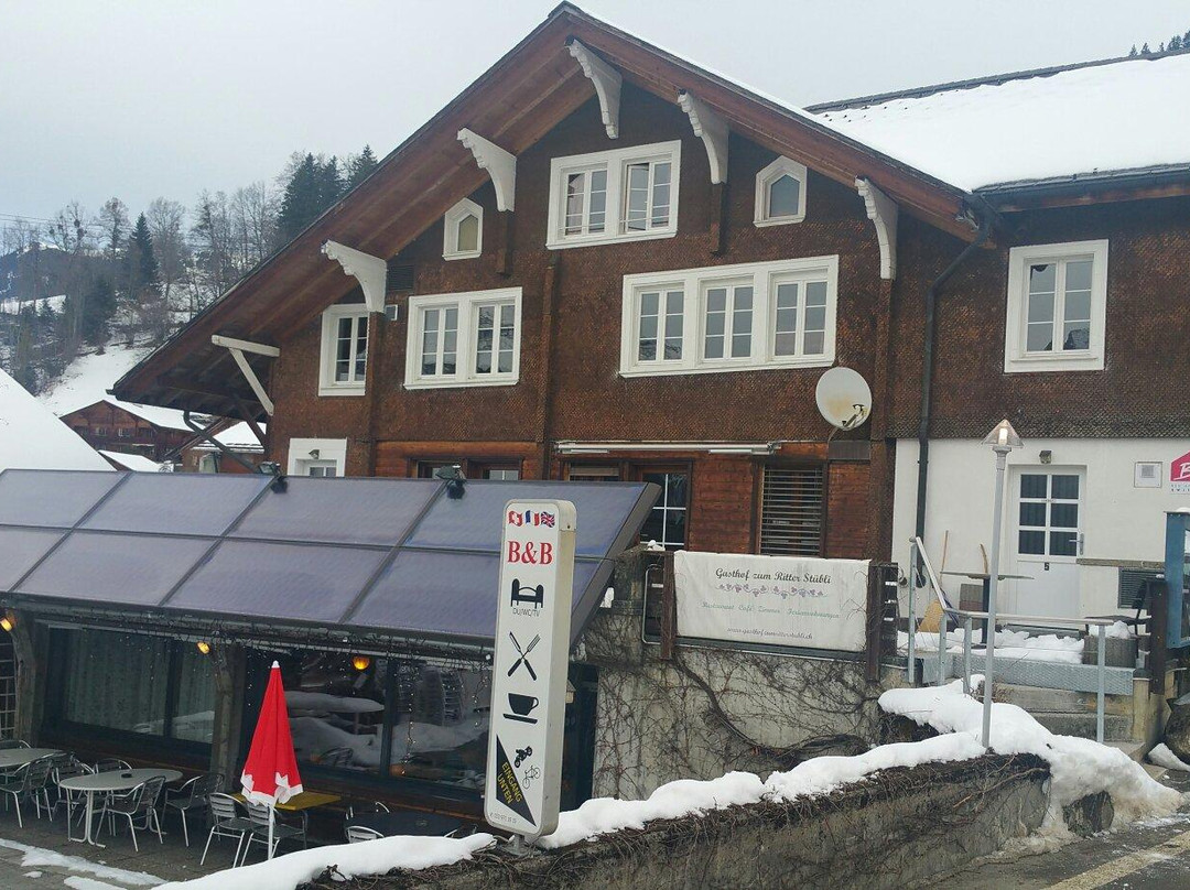 Hasliberg酒店住宿-Gasthof zum Ritter Stuebli