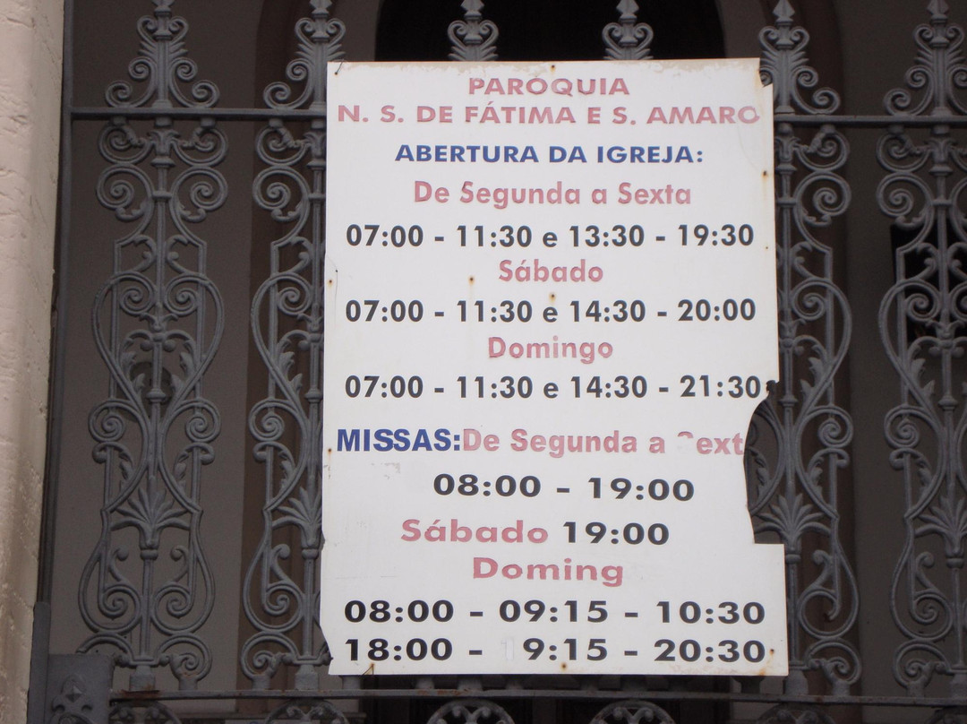 Nossa Senhora de Fátima e Santo Amaro Parish-瓜鲁雅必去景点