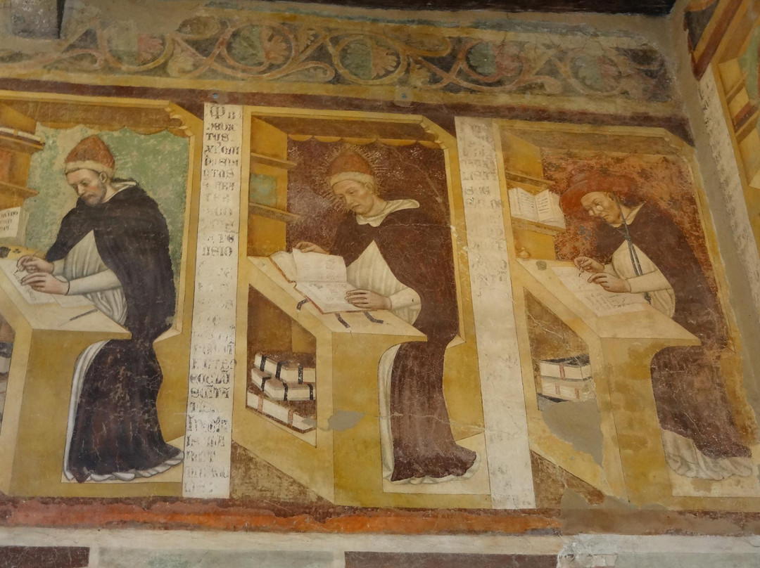 Sala del Capitolo,affreschi di Tommaso da Modena-特雷维索必去景点