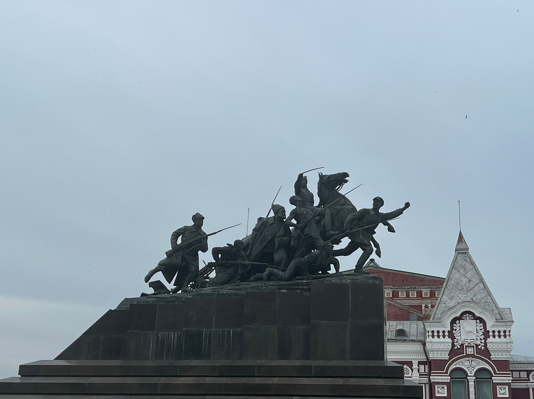 Chapaev monument景点图片