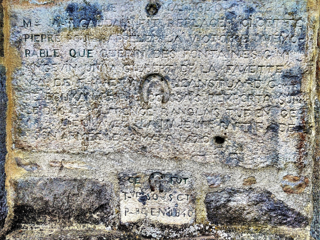 Monument pour Bataille du Vieil-Baugé景点图片