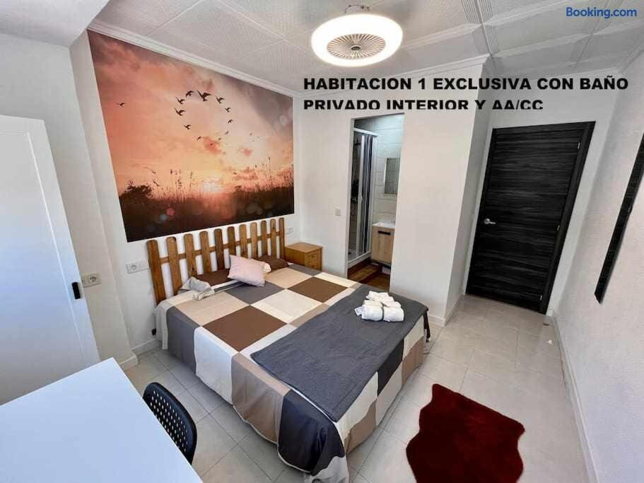 Novelda Centro Habitaciones Con Bano Privado Y Compartido , Cocina Y Terraza