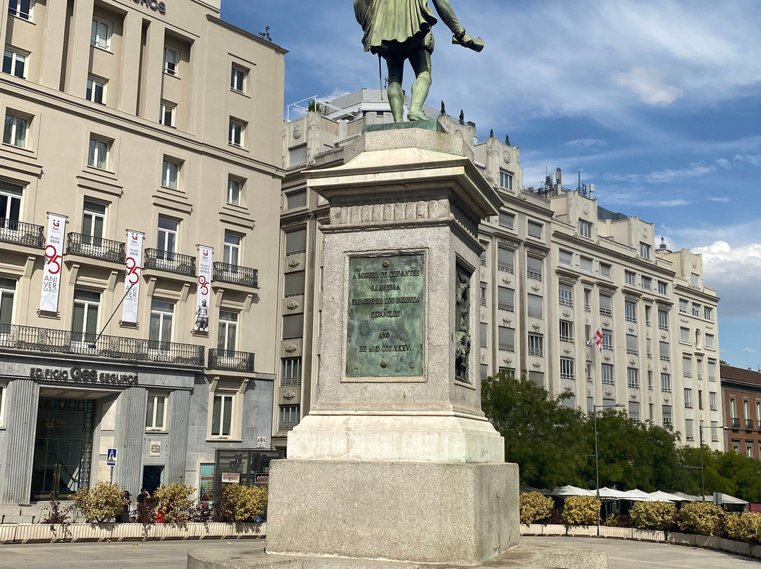 Estatua de Miguel de Cervantes-马德里必去景点