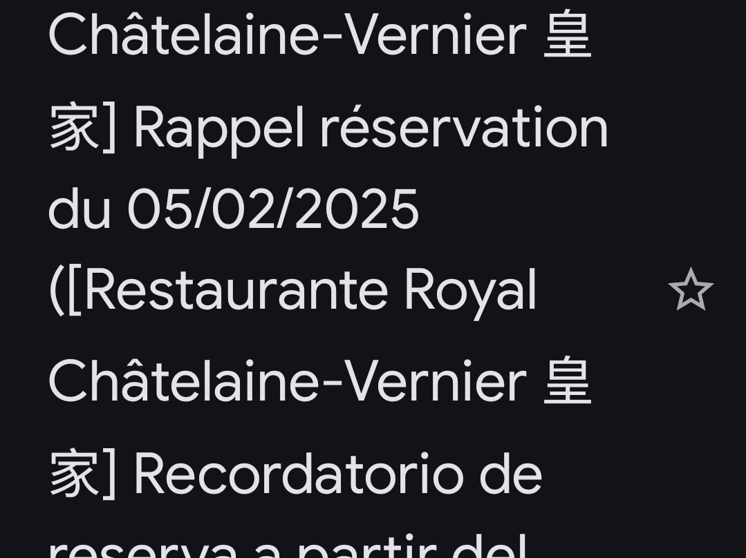 Restaurant Royal Châtelaine-Vernier
