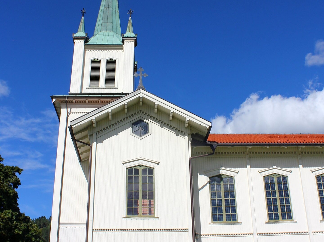 Nedre Eiker Kirke-Krokstadelva必去景点