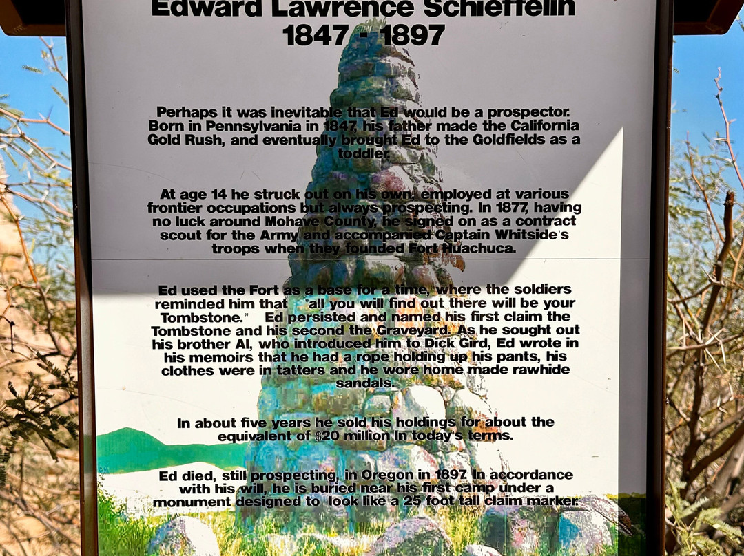 Ed Schieffelin Monument-墓碑镇必去景点