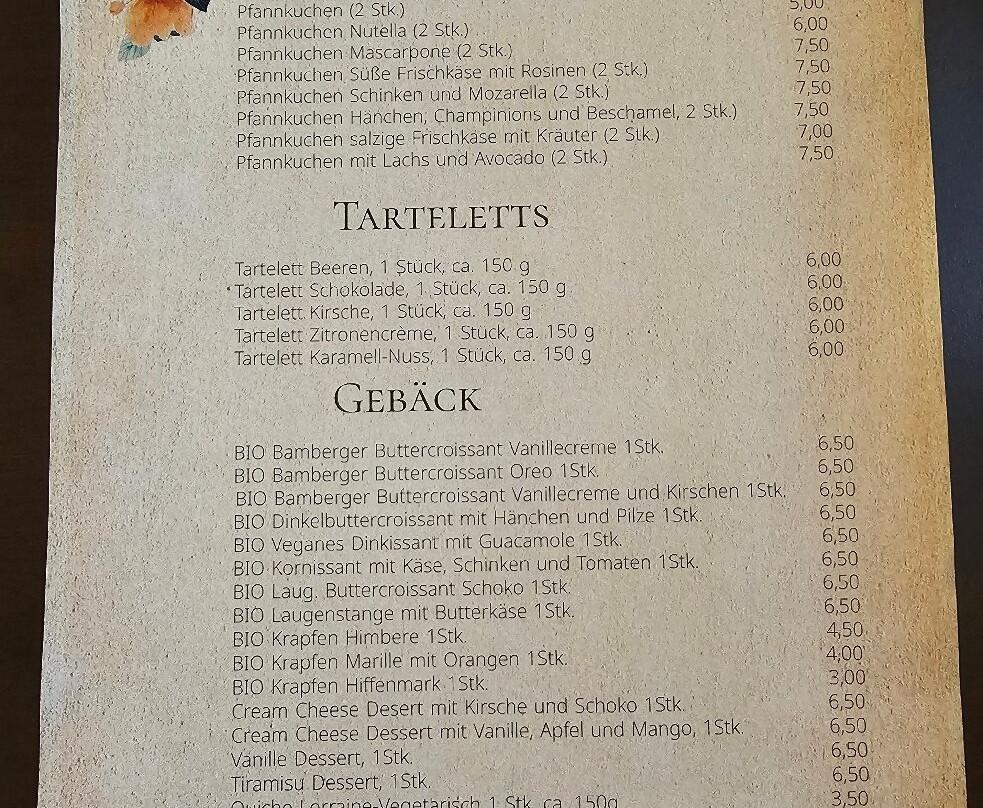 Cafeteria-Patisserie “Artisanal”