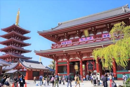 Senso-ji Temple Nitemmon Gate-Asakusa必去景点