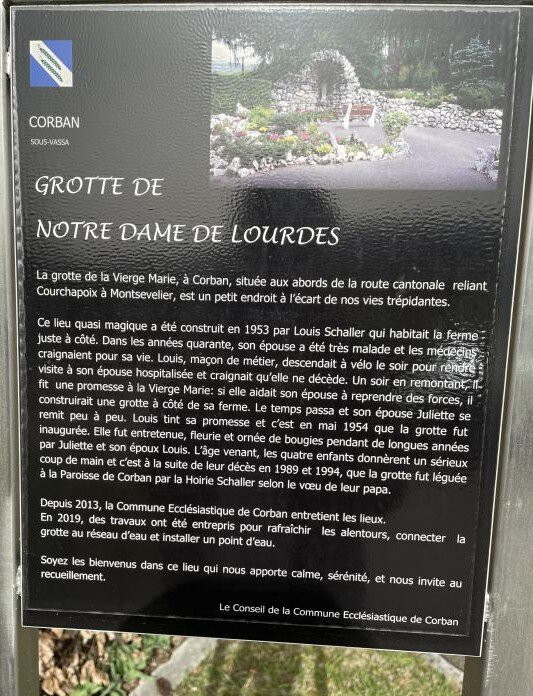 Grotte de la Vierge Marie-Val Terbi必去景点