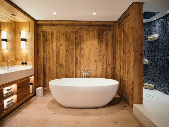 Boutiquehotel Blaue Burg Falkenstein-浴室