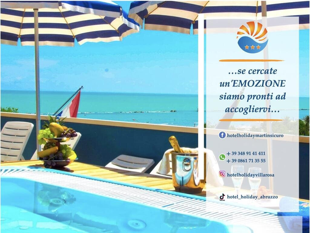 Villa Rosa di Martinsicuro酒店住宿-Hotel Holiday