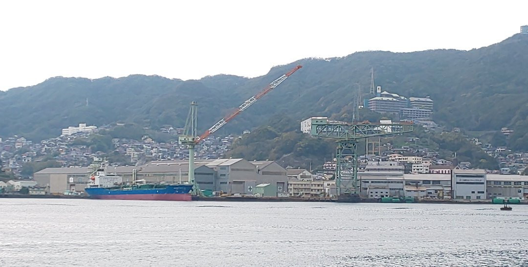 Mitsubishi Nagasaki Shipyard Giant Cantilever Crane-长崎市必去景点