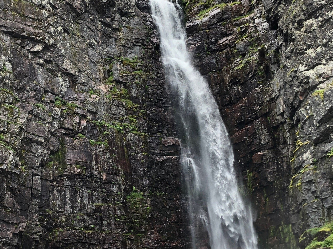 Njupeskar waterfall景点图片