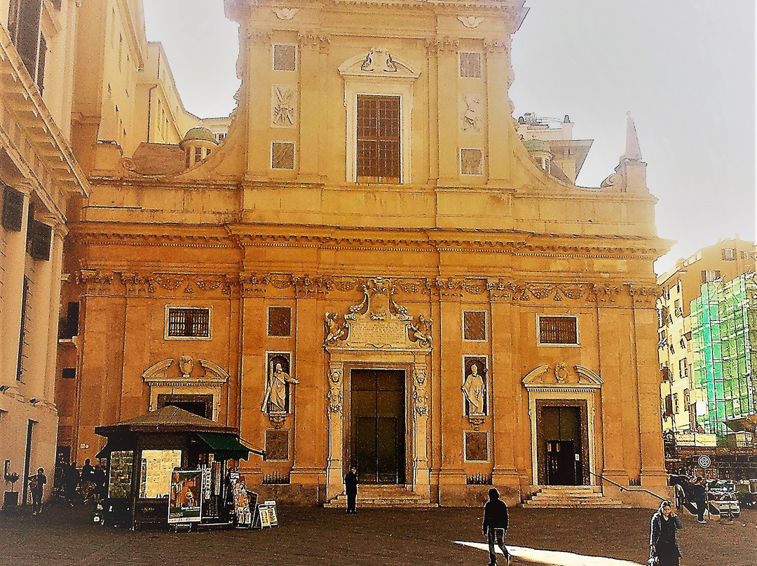 Chiesa del Gesu e dei Santi Ambrogio e Andrea-热那亚必去景点