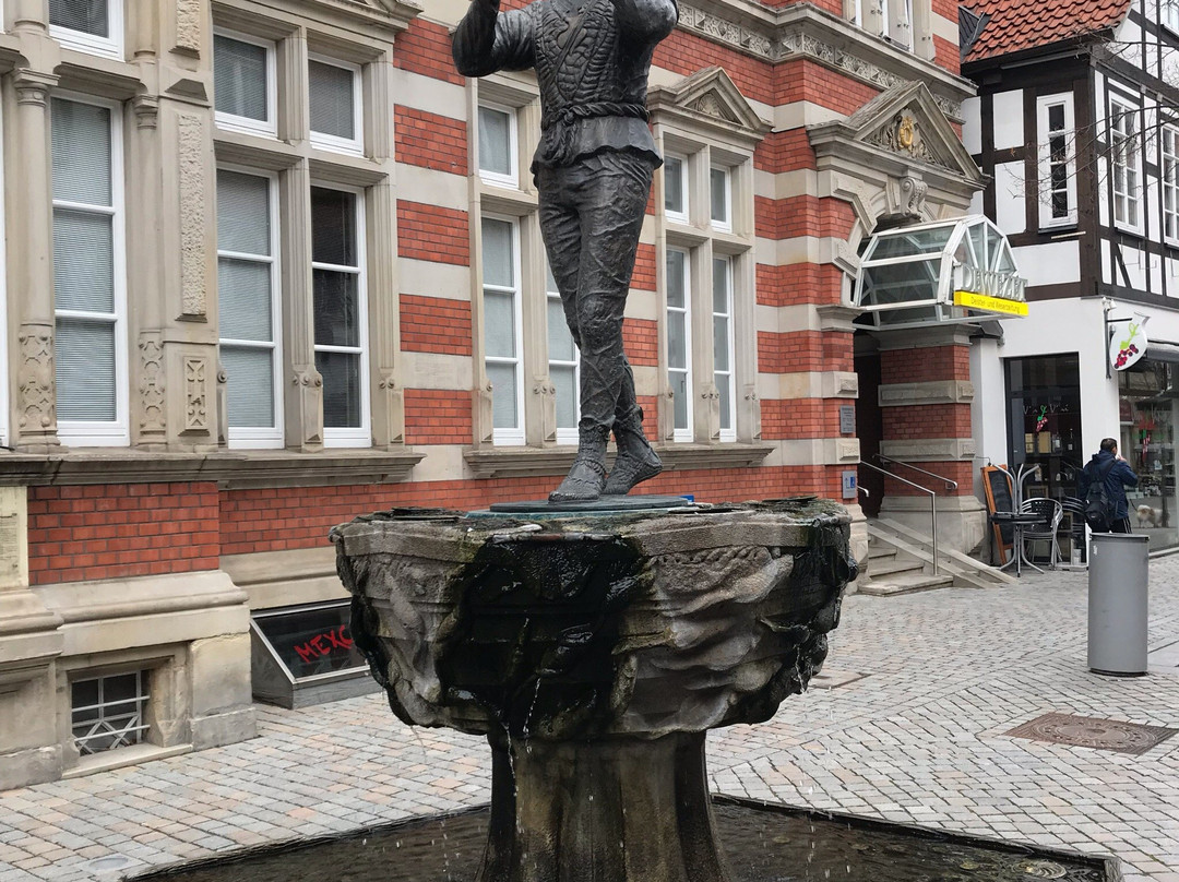 Pied Piper Statue-哈默尔恩必去景点