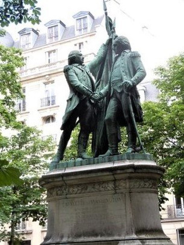 Le monument a Washington et La Fayette-巴黎必去景点