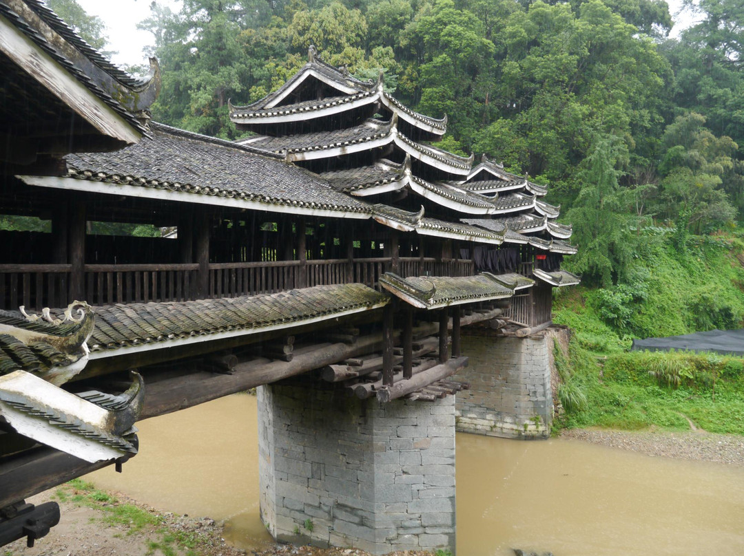 岜团桥景点图片