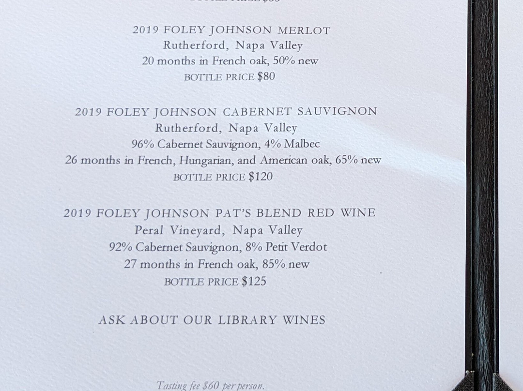 Foley Johnson Winery景点图片