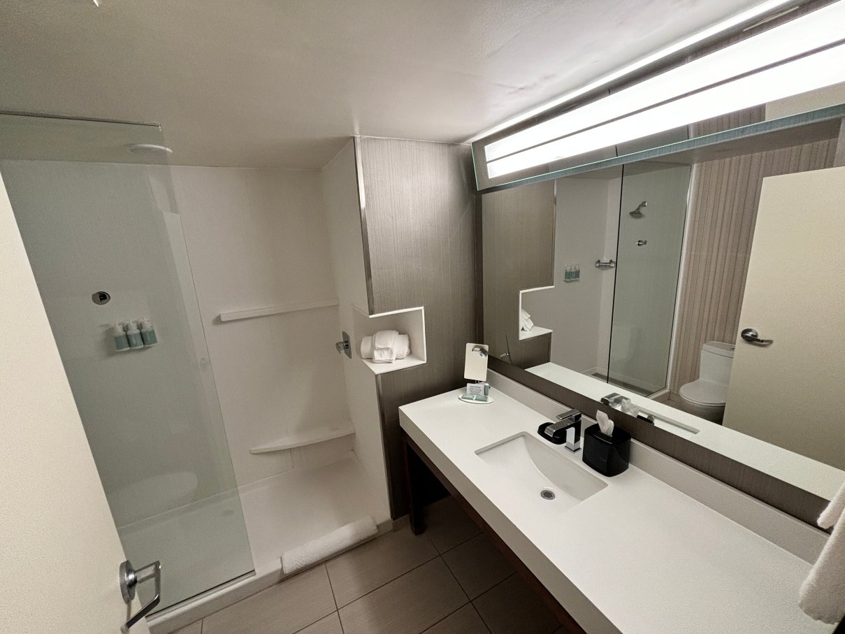 罗吉斯本顿维尔万豪万怡酒店-浴室