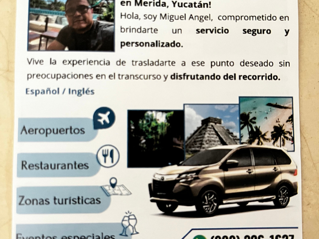 Miguel Angel - Private Driver/transfers-梅里达必去景点