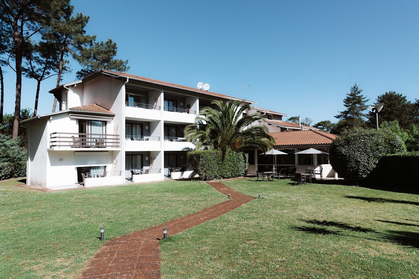 Hôtel Les Fougères - Hossegor-浴室