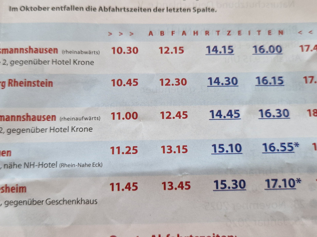 Roessler Linie-吕德斯海姆必去景点