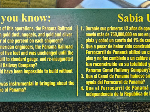 Panama Canal Railway Company-巴拿马城必去景点