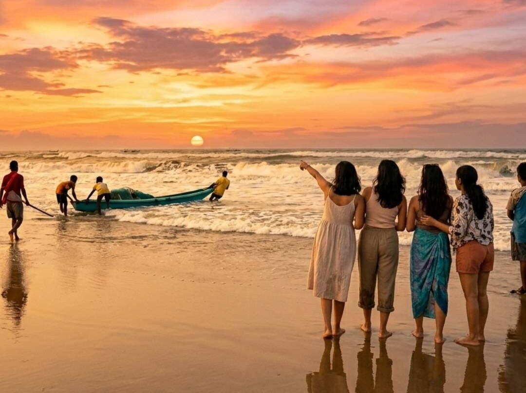 Swargadwar Sea Beach, Puri, Odisha-普里必去景点