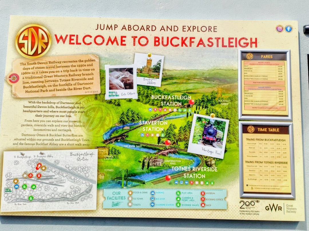 South Devon Railway-Buckfastleigh必去景点